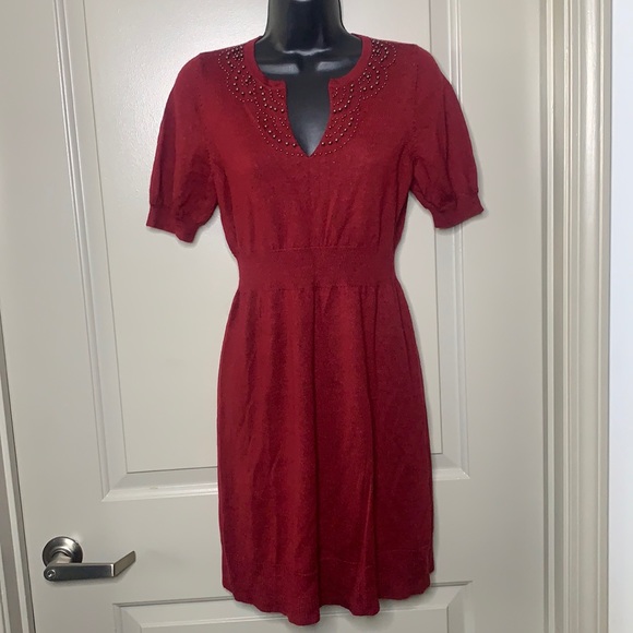 Ruby Knit Beaded Dress - Picture 1 of 5